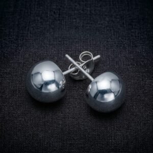 Minimalist Silver Stainless Steel Studs